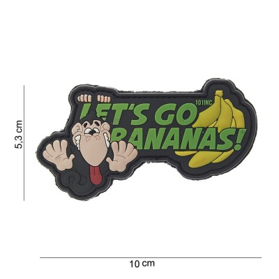 Patch 3D PVC Let´s Go Bananas Colors