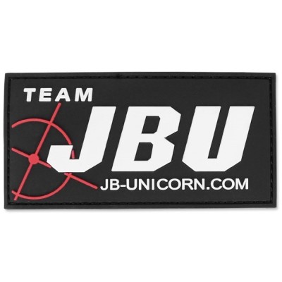 Patch 3D PVC Team JBU - Preto