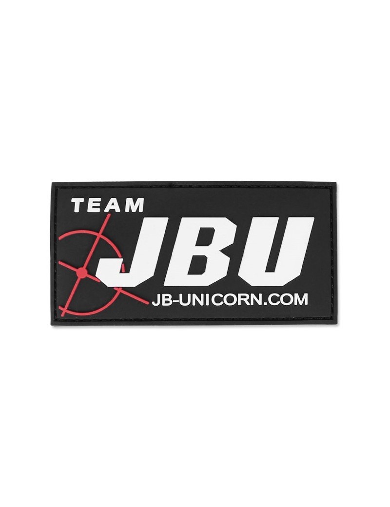 Patch 3D PVC Team JBU - Preto