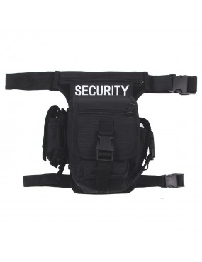 Hip Bag Security Fixação Perna e Cinto - Preto [MFH]