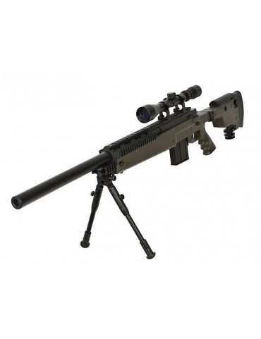 Sniper Rifle MB4406D + Scope + Bipod - OD [Well]