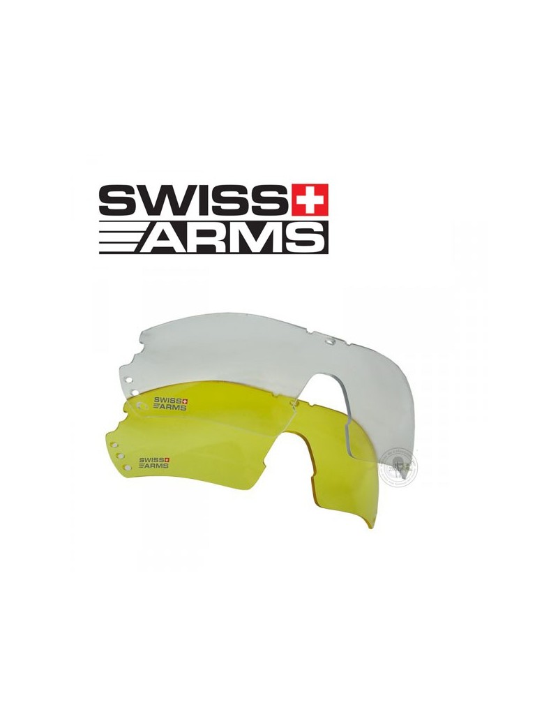 Lentes Branca e Amarela para Óculos Tacticos [Swiss Arms]