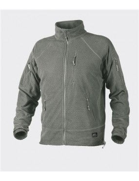 ALPHA TACTICAL Jacket - Grid Fleece - Foliage Green [Helikon-Tex]