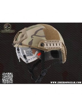Capacete Fast Helmet MH c/ Goggles - Multicam [Emerson]