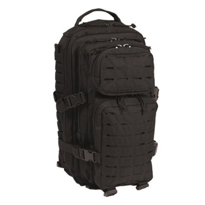 Mochila US Assault Pack SM Laser Cut - Preta [Mil-Tec]
