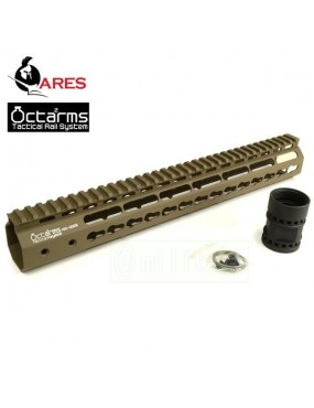 Octa Arms 13.5 Keymod System Handguard - TAN [Ares]