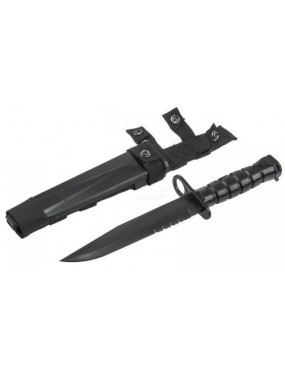 M10 Rubber Bayonet Knife for M4/M16 TD2021 - Preto [CCCP Accessories]