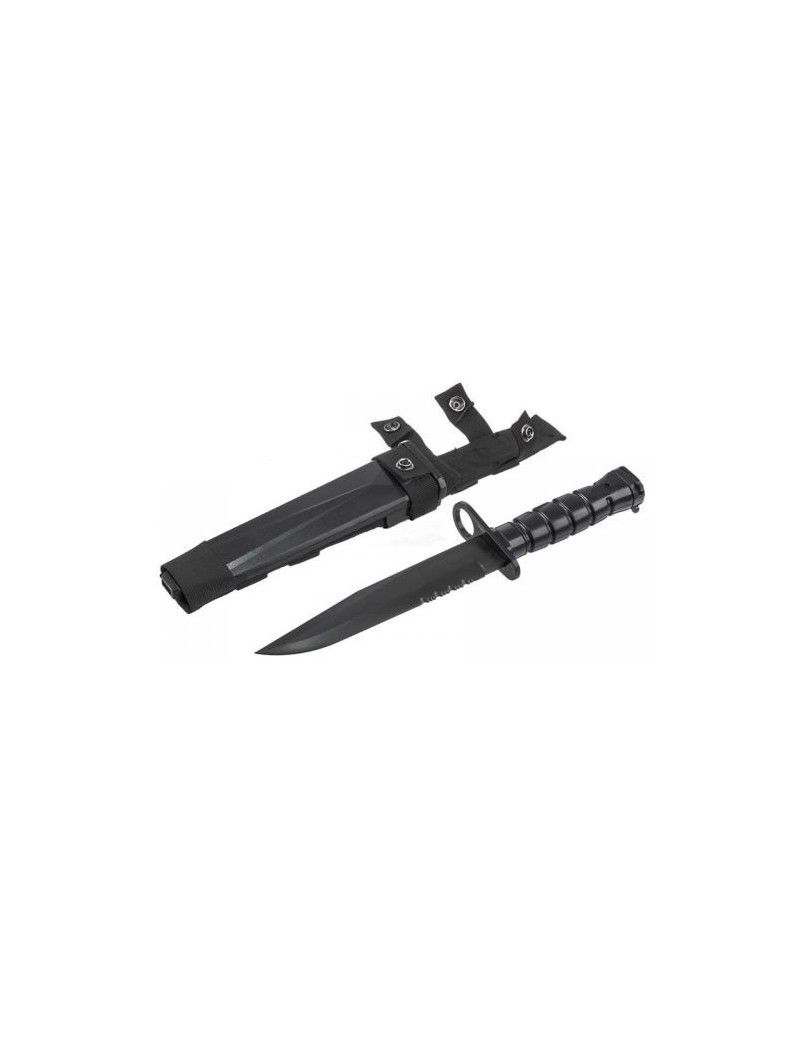 M10 Rubber Bayonet Knife for M4/M16 TD2021 - Preto [CCCP Accessories]