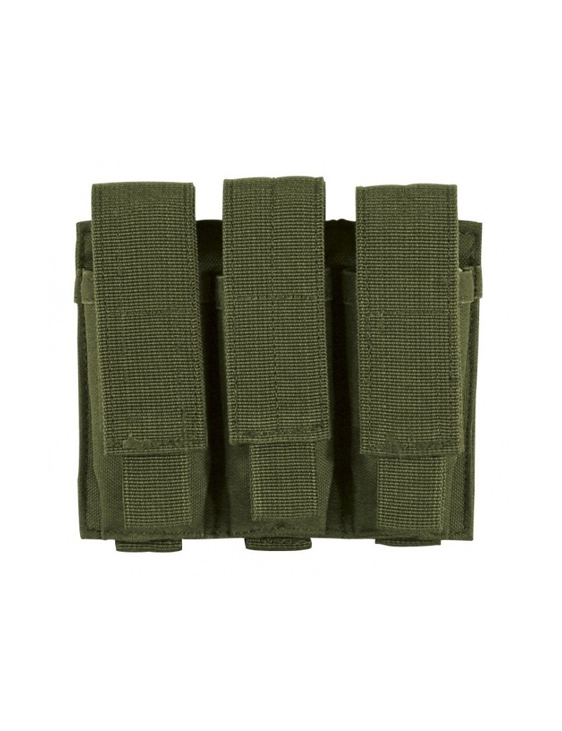 Triple Pistol Mag Pouch - OD [Voodoo Tactical]