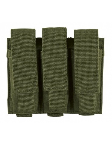 Triple Pistol Mag Pouch - OD [Voodoo Tactical]
