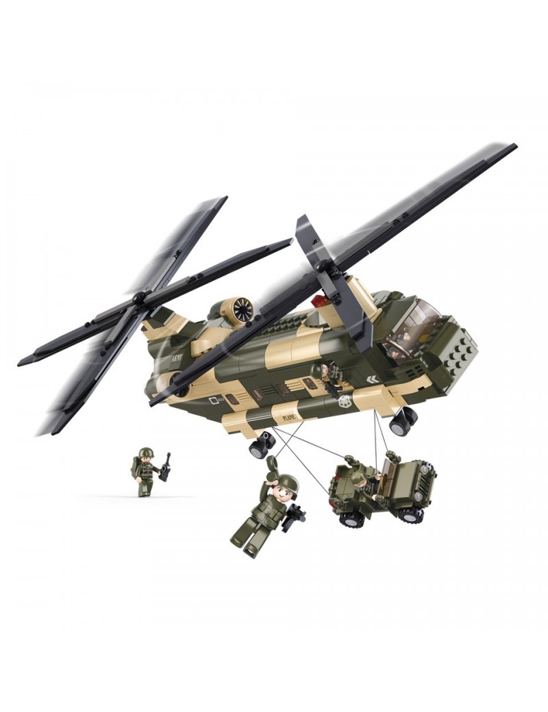 Sluban Chinook Helicopter M38-B0508