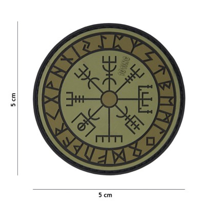 Patch 3D PVC Protect Shield - Verde
