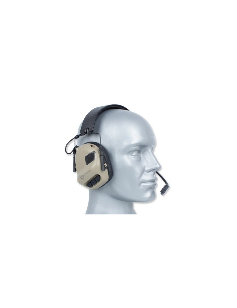 M32 Tactical Communication Headset - TAN [Earmor]