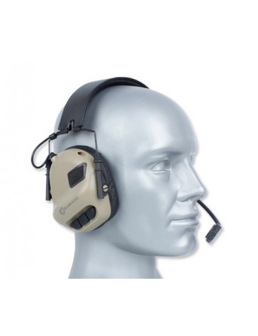 M32 Tactical Communication Headset - TAN [Earmor]