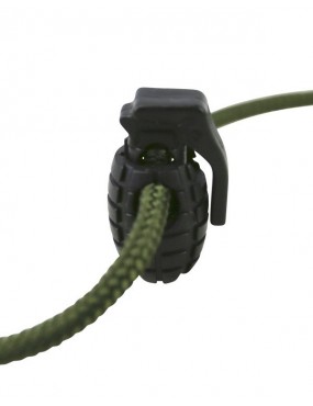 Grenade Cord Stoppers 8 Pack - Preto [Kombat]