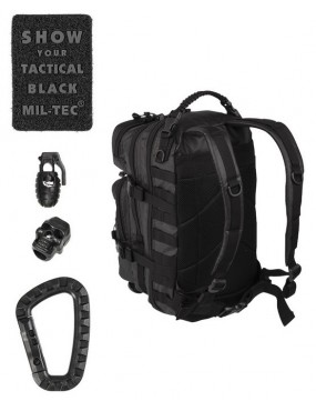 Mochila US Assault Pack SM Tactical - Preta [Mil-Tec]