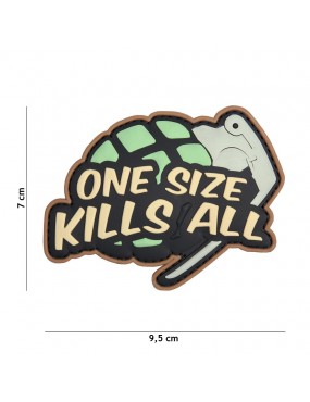 Patch 3D PVC One Size Kills All