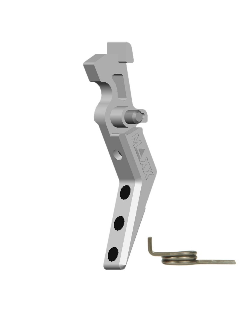 CNC Aluminium Advanced Trigger - Style A Silver [Maxx Model]