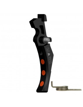 CNC Aluminium Advanced Trigger - Style D Black [Maxx Model]