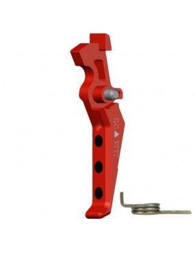 CNC Aluminium Advanced Trigger - Style E Red [Maxx Model]