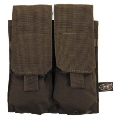 Double Mag Pouch, "Molle", OD green [MFH]