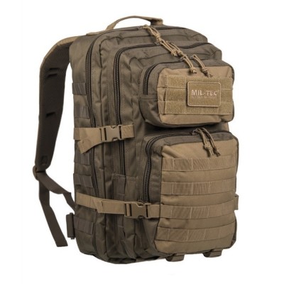 Mochila US Assault Pack LG - Green / Coyote [Mil-Tec]