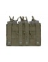 Triple 5.56 Mag/Pistol Pouch Panel (5+2) - Olive Drab [8FIELDS]