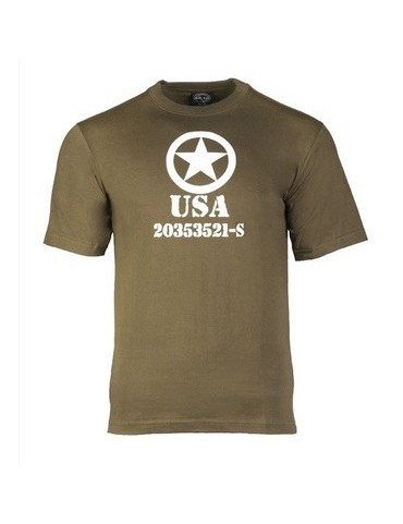 T-Shirt Allied Star - OD [Mil-Tec]