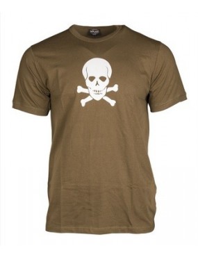 T-Shirt Skull - OD [Mil-Tec]