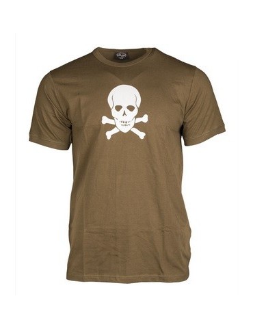 T-Shirt Skull - OD [Mil-Tec]