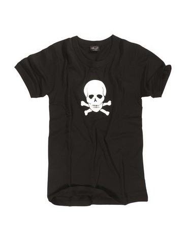 T-Shirt Skull - Preta [Mil-Tec]