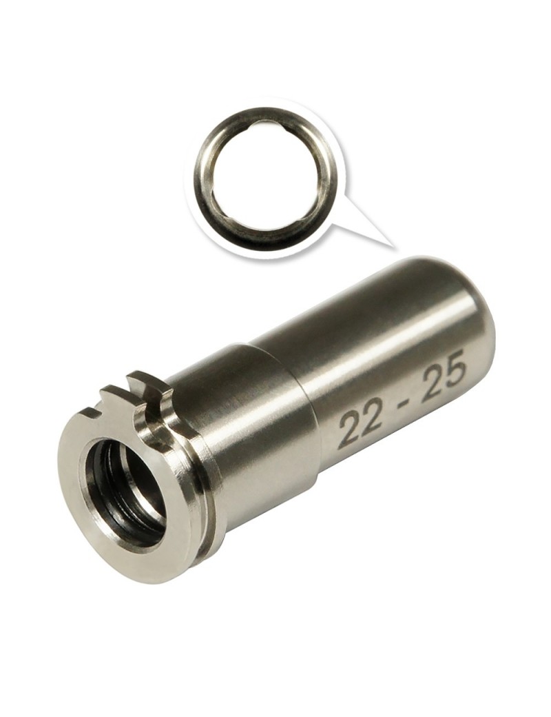 CNC Titanium Adjustable AEG Nozzle 22mm - 25mm [Maxx Model]