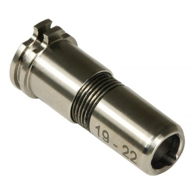 CNC Titanium Adjustable AEG Nozzle 19mm - 22mm [Maxx Model]