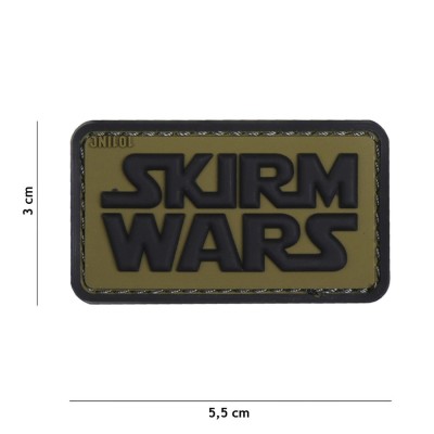 Patch 3D PVC Skirm Wars - Verde