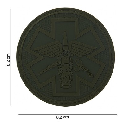 Patch 3D PVC ParaMedic - Verde