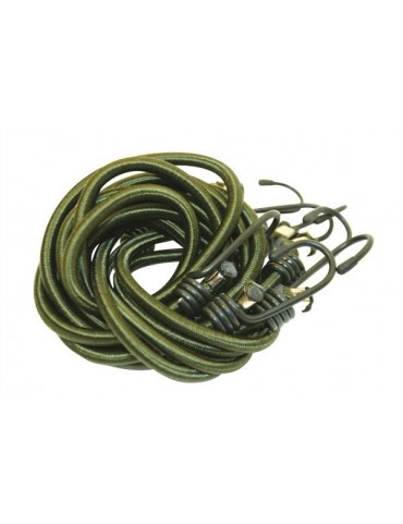 Olive Green Bungees 1M - Pack 4 [BCB]