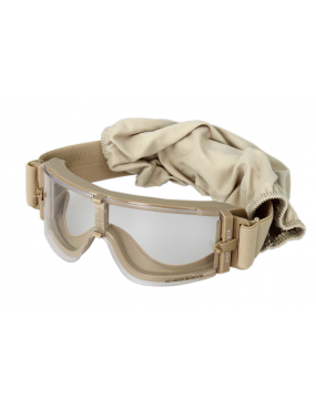 Goggles X8 Lente Transparente - TAN [Delta Tactics]