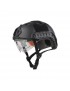Capacete Fast Helmet PJ type c/ Goggles - Preto [Emerson]