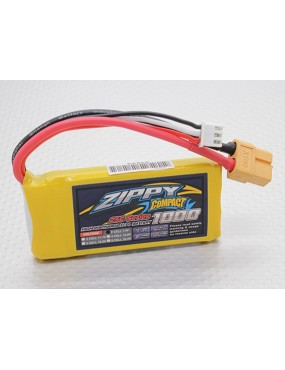 Bateria Li-Po 7.4v 1000mAh 25-35C [Zippy]
